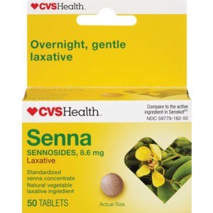 slide 1 of 1, CVS Health Senna Laxative Tablets, 50 ct