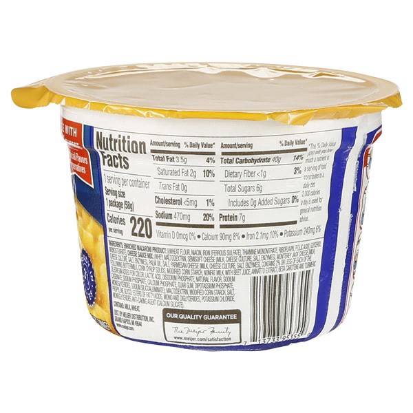 slide 8 of 9, Meijer Triple Cheese Macaroni & Cheese Dinner, 2.05 oz