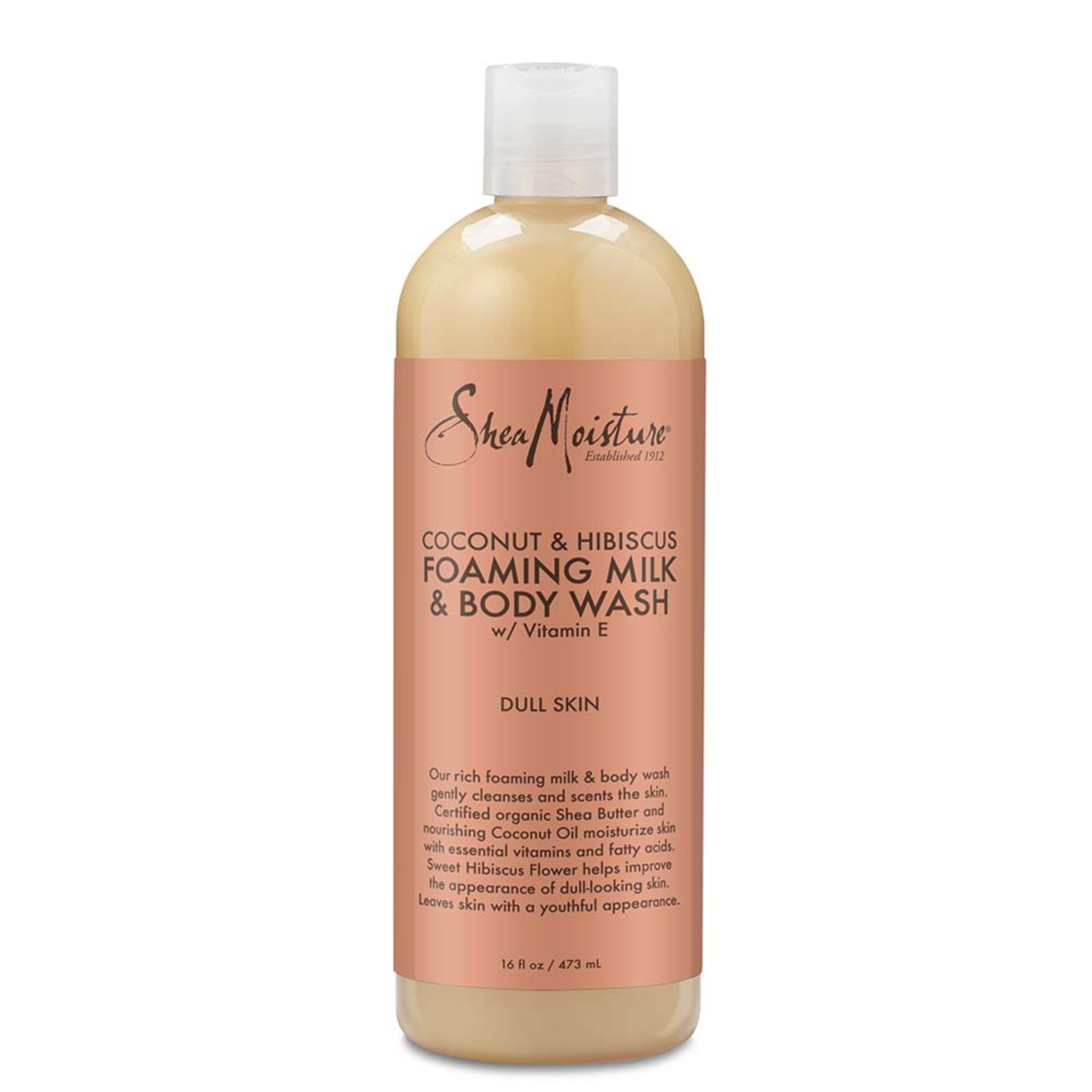 slide 1 of 5, SheaMoisture Coconut & Hibiscus Foaming Milk and Body Wash, 16 fl oz