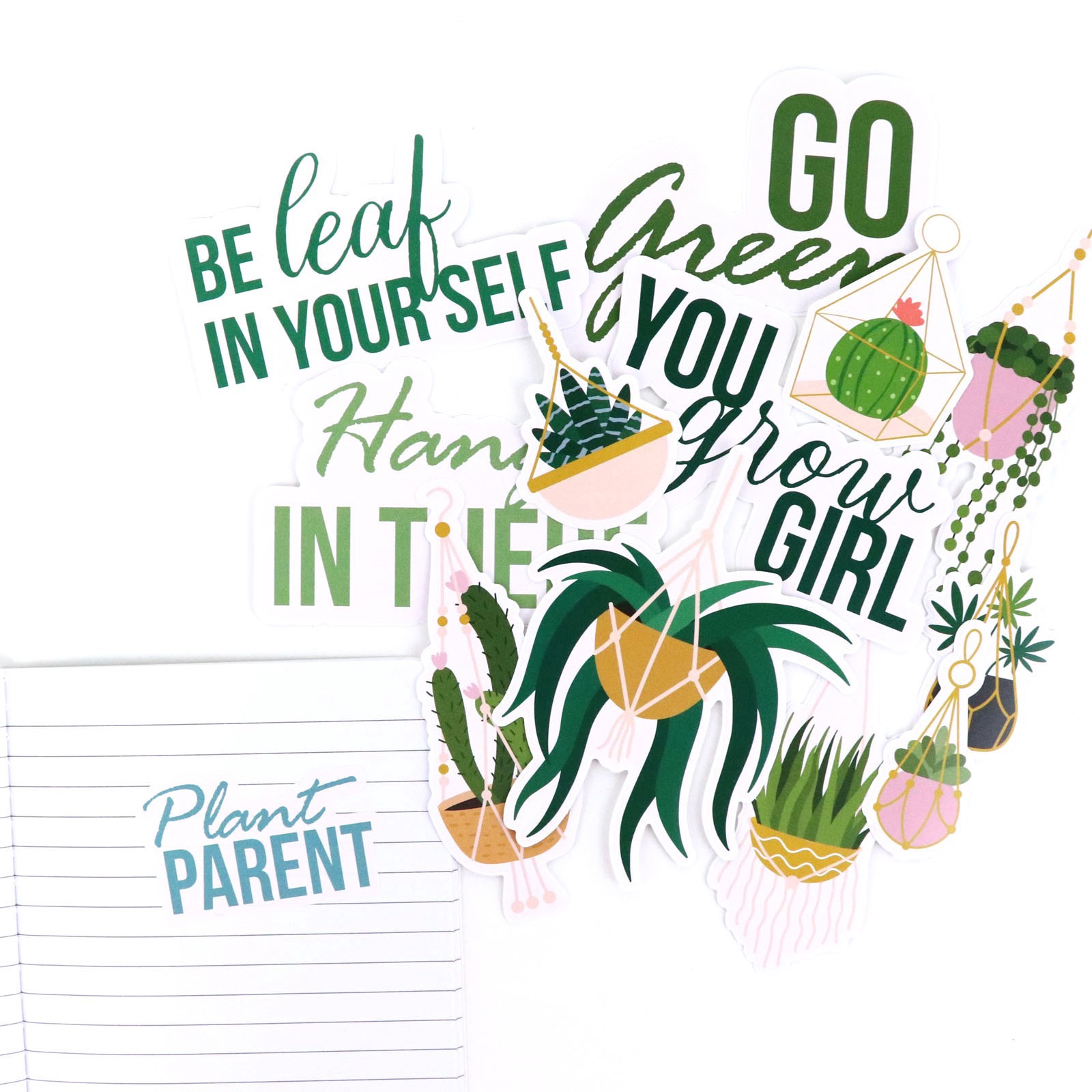 slide 2 of 4, House Plants Vinyl Die Cut Stickers By Recollections, 1 ct