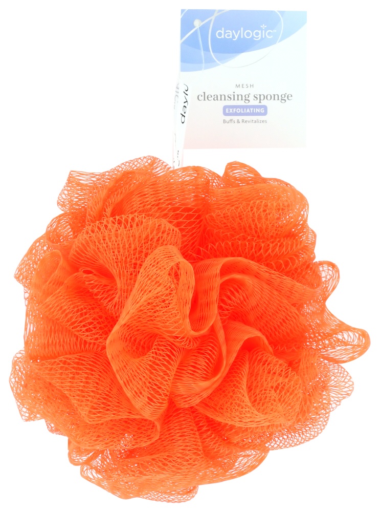 slide 1 of 2, Daylogic Mesh Cleansing Sponge, 1 ct