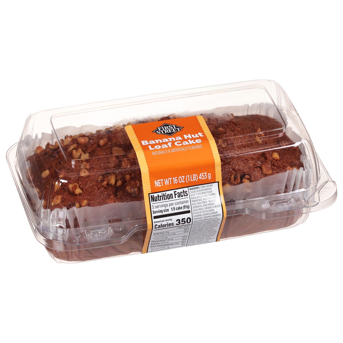 slide 7 of 14, First Street Fs Banana Nut Bread, 16 oz