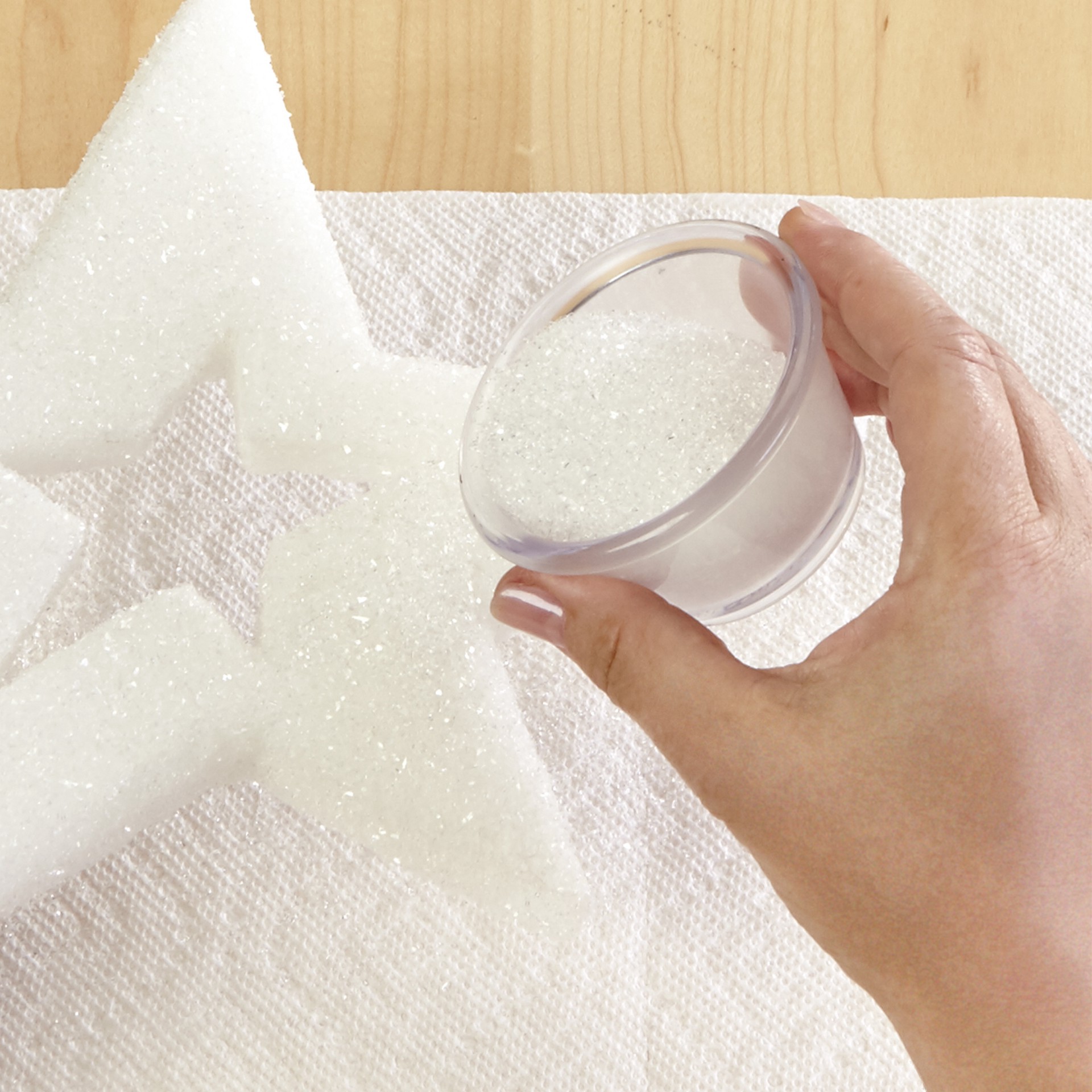 slide 2 of 3, Floracraft Diamond Dust Glitter Clear, 14 fl oz