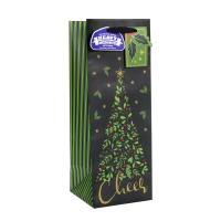 slide 6 of 25, Paper Images Bottle Holiday Heavy Weight Gift Bag, 1 Count, 1 ct