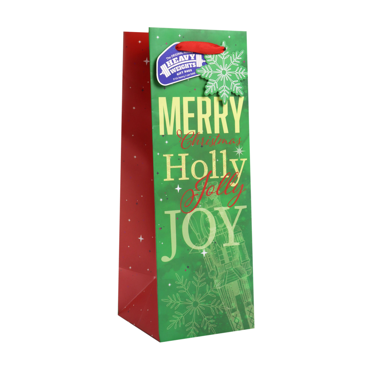 slide 7 of 25, Paper Images Bottle Holiday Heavy Weight Gift Bag, 1 Count, 1 ct