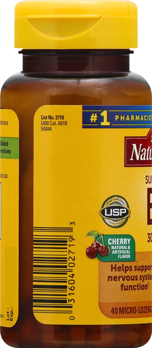 slide 5 of 9, Nature Made Vitamin B12 3000 mcg, Easy to Take Sublingual B12 for Energy Metabolism Support, 40 Sugar Free Fast Dissolve Tablets, 40 Day Supply, 40 ct