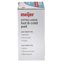 slide 3 of 13, Meijer Extra Large Reusable Gel Hot & Cold Pad, 1 ct