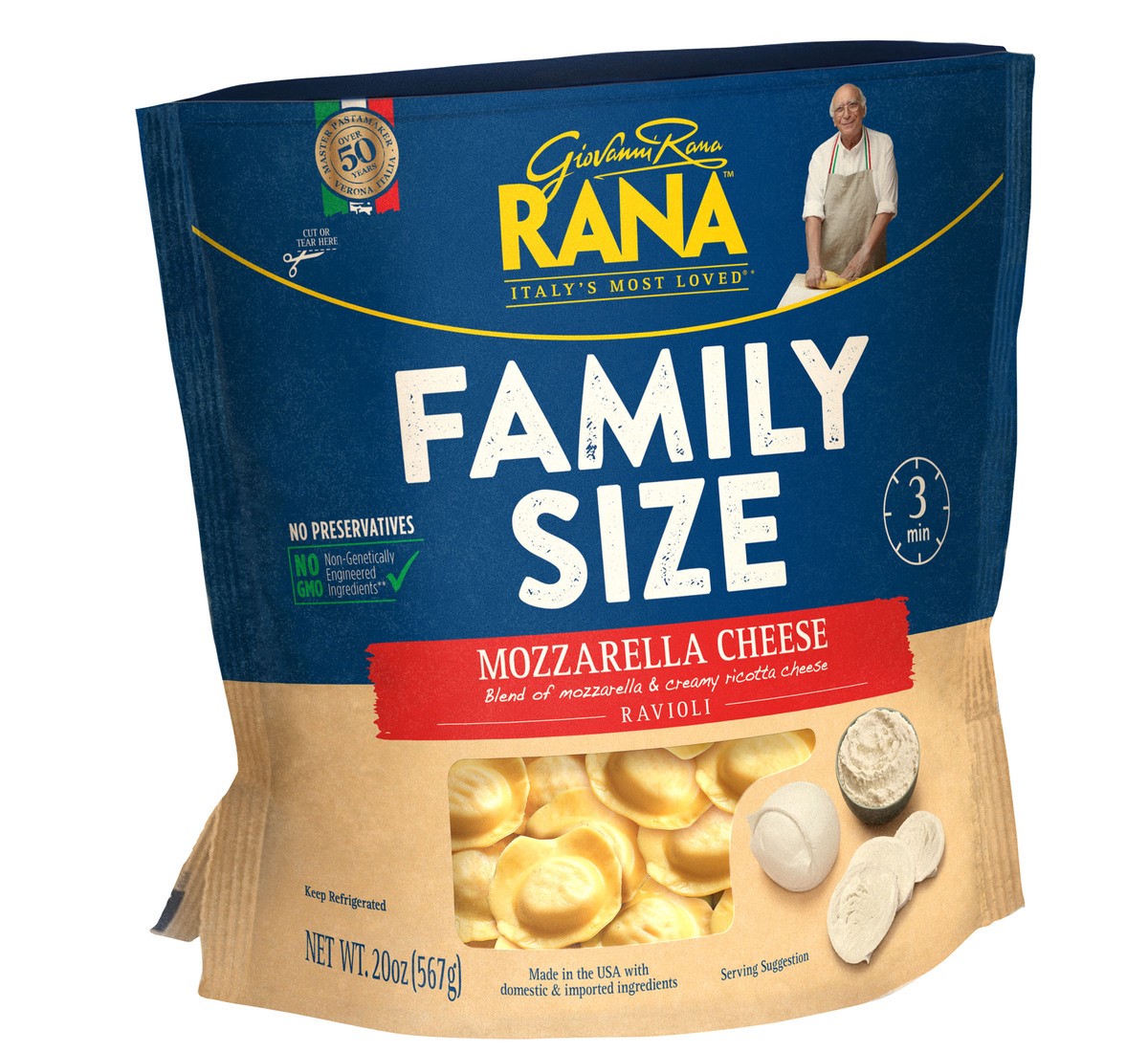 slide 3 of 9, Rana Refrigerated Pasta, 10 oz
