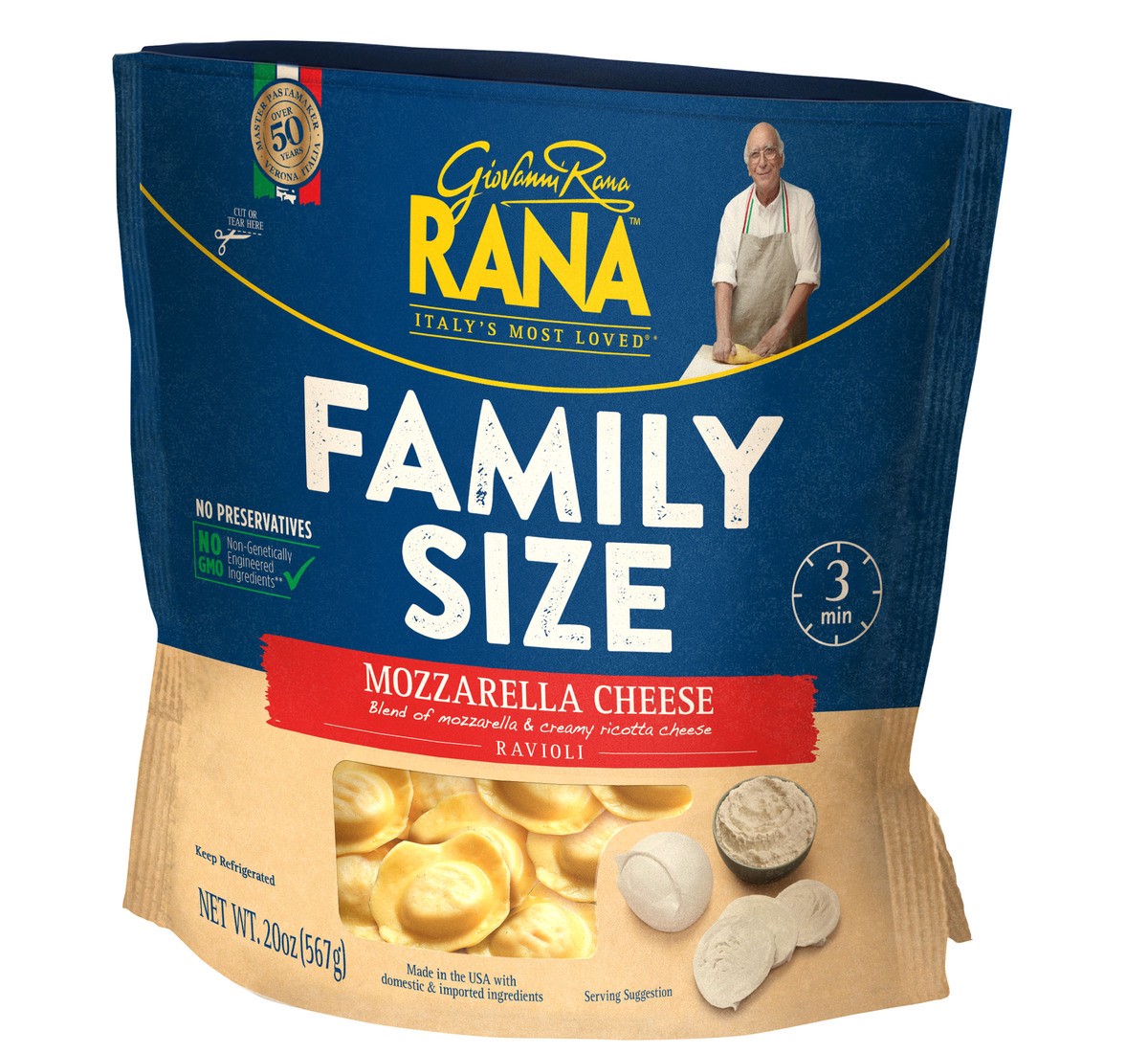 slide 5 of 9, Rana Refrigerated Pasta, 10 oz
