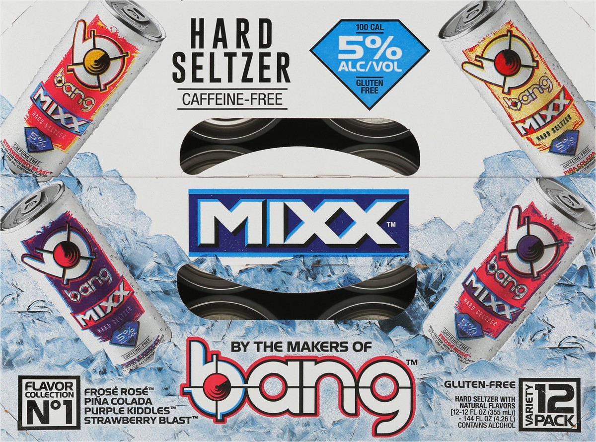 slide 7 of 12, Bang Mixx Hard Seltzer Variety Pack 12 - 12 fl oz Cans, 12 ct; 12 fl oz