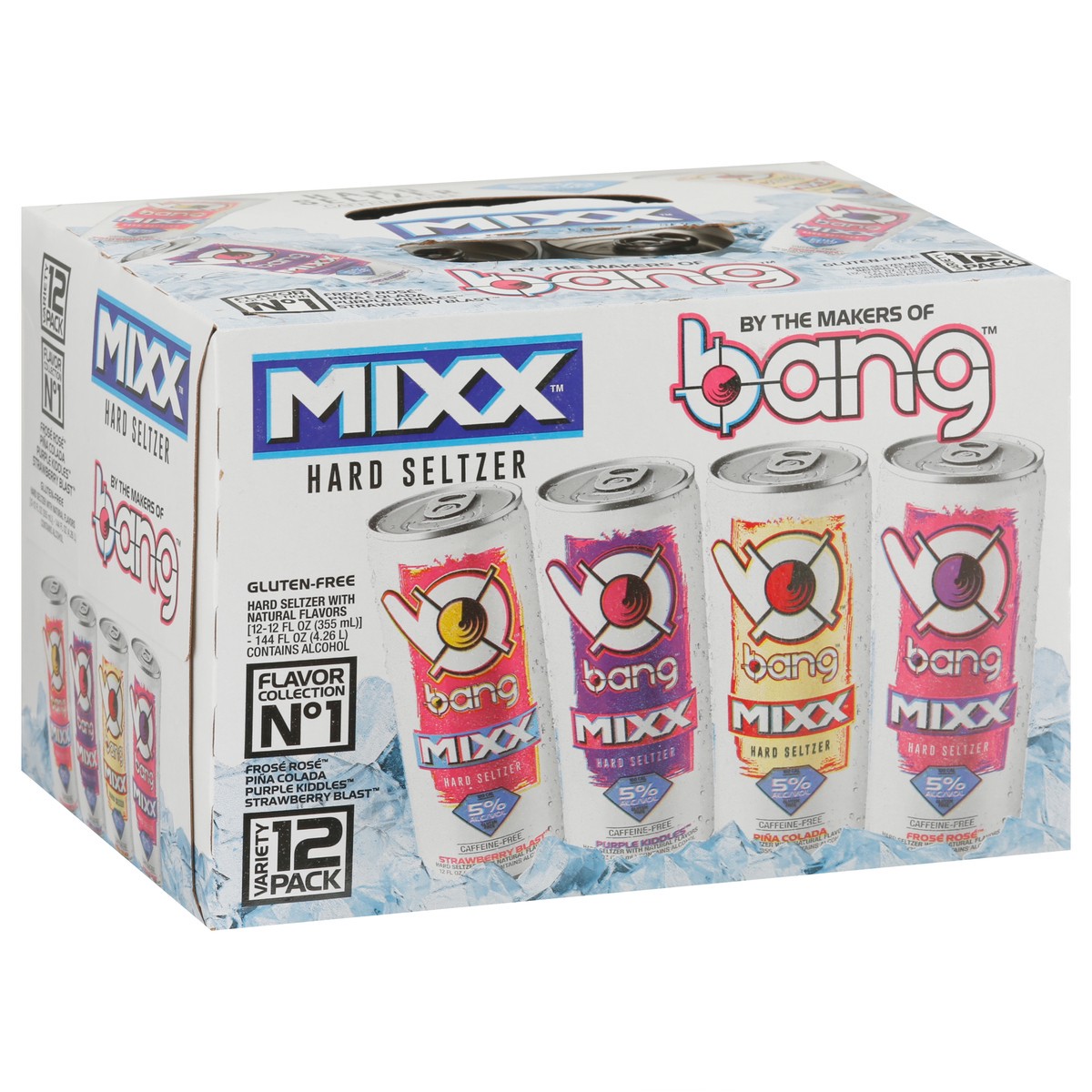 slide 10 of 12, Bang Mixx Hard Seltzer Variety Pack 12 - 12 fl oz Cans, 12 ct; 12 fl oz