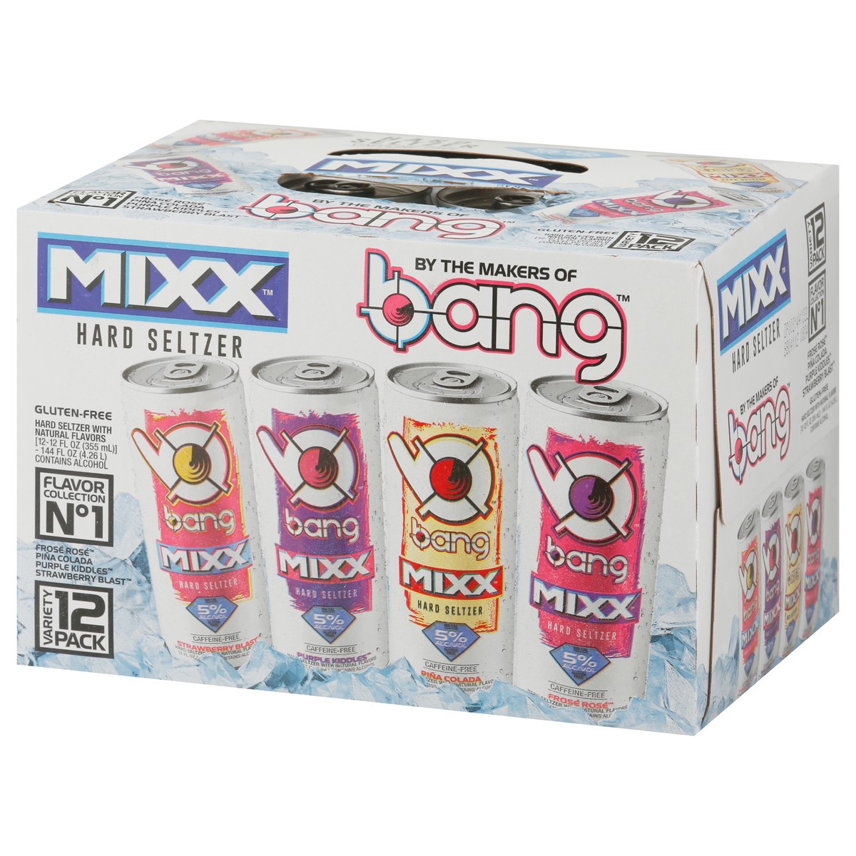 slide 11 of 12, Bang Mixx Hard Seltzer Variety Pack 12 - 12 fl oz Cans, 12 ct; 12 fl oz