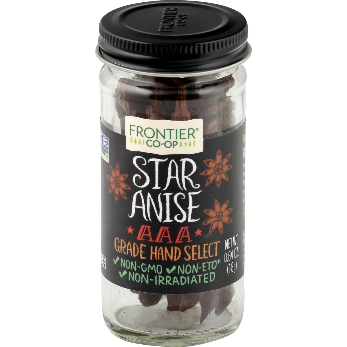 slide 1 of 1, Frontier Whole Anise Star, 0.64 oz