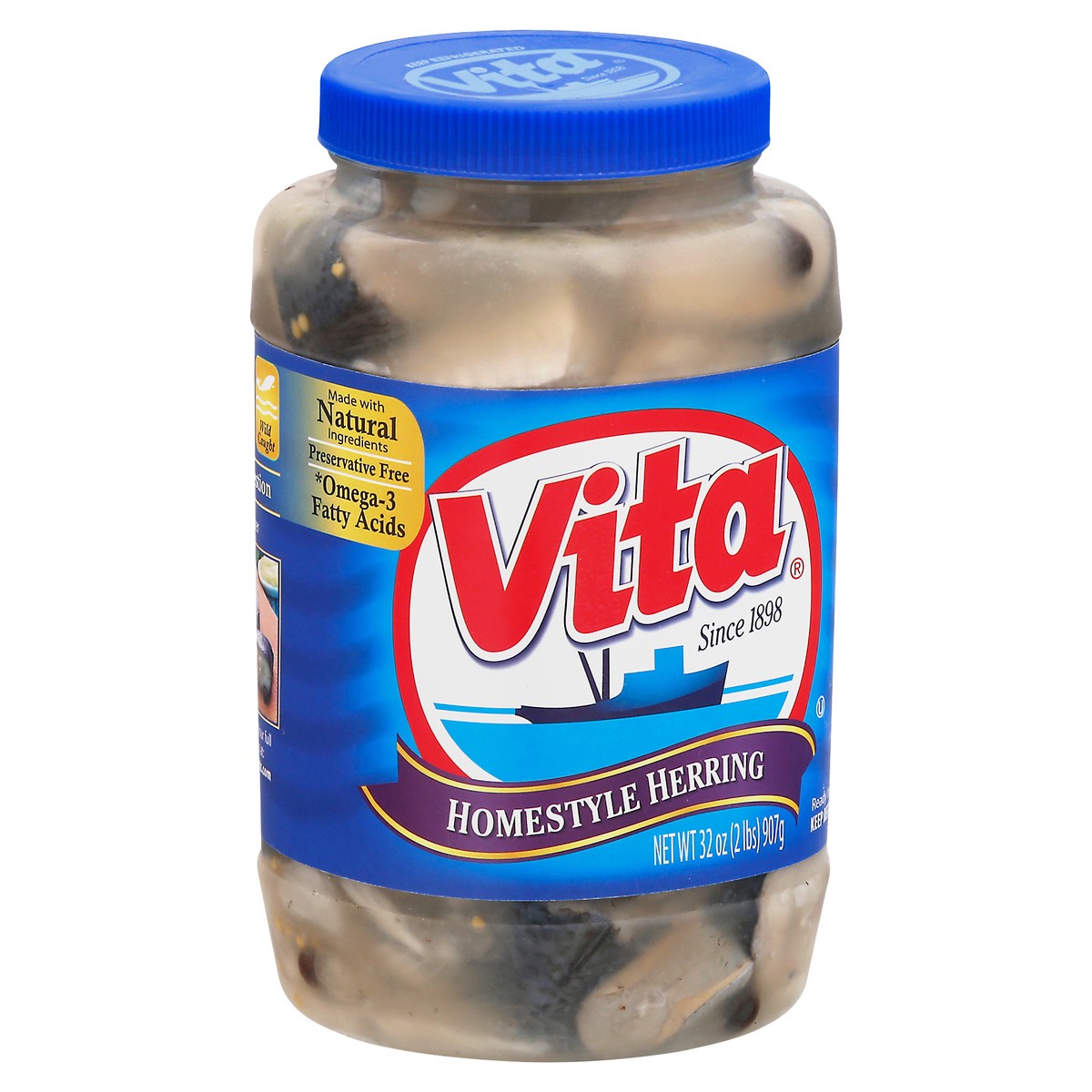 slide 7 of 9, Vita Homestyle Herring 32 oz, 32 oz