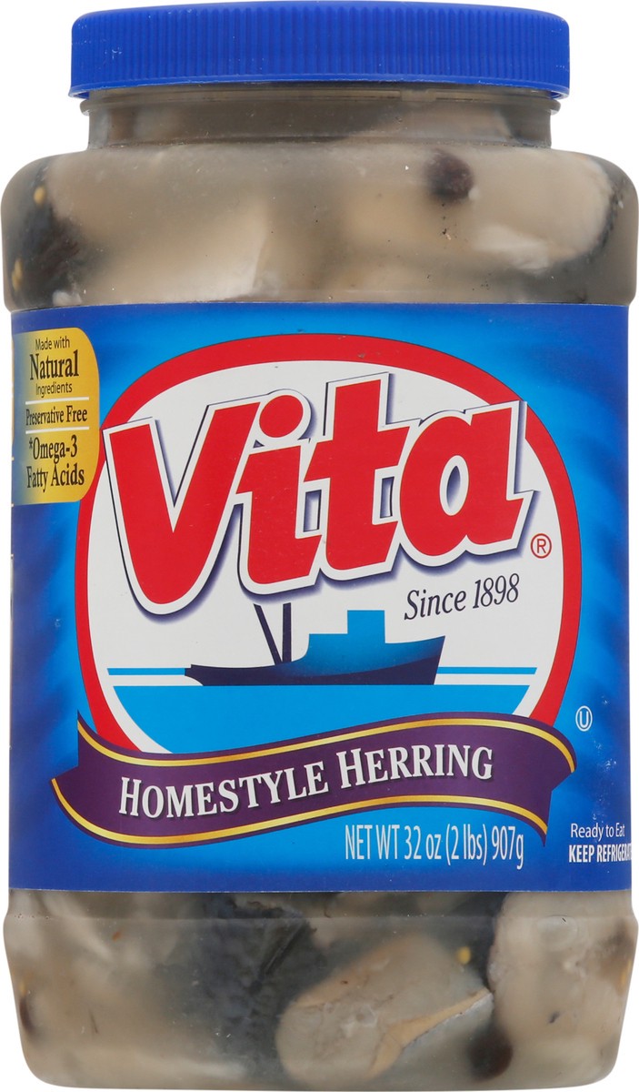 slide 2 of 9, Vita Homestyle Herring 32 oz, 32 oz