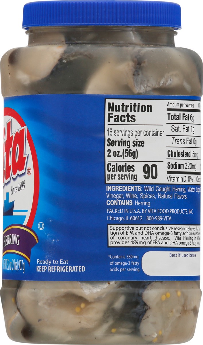 slide 5 of 9, Vita Homestyle Herring 32 oz, 32 oz