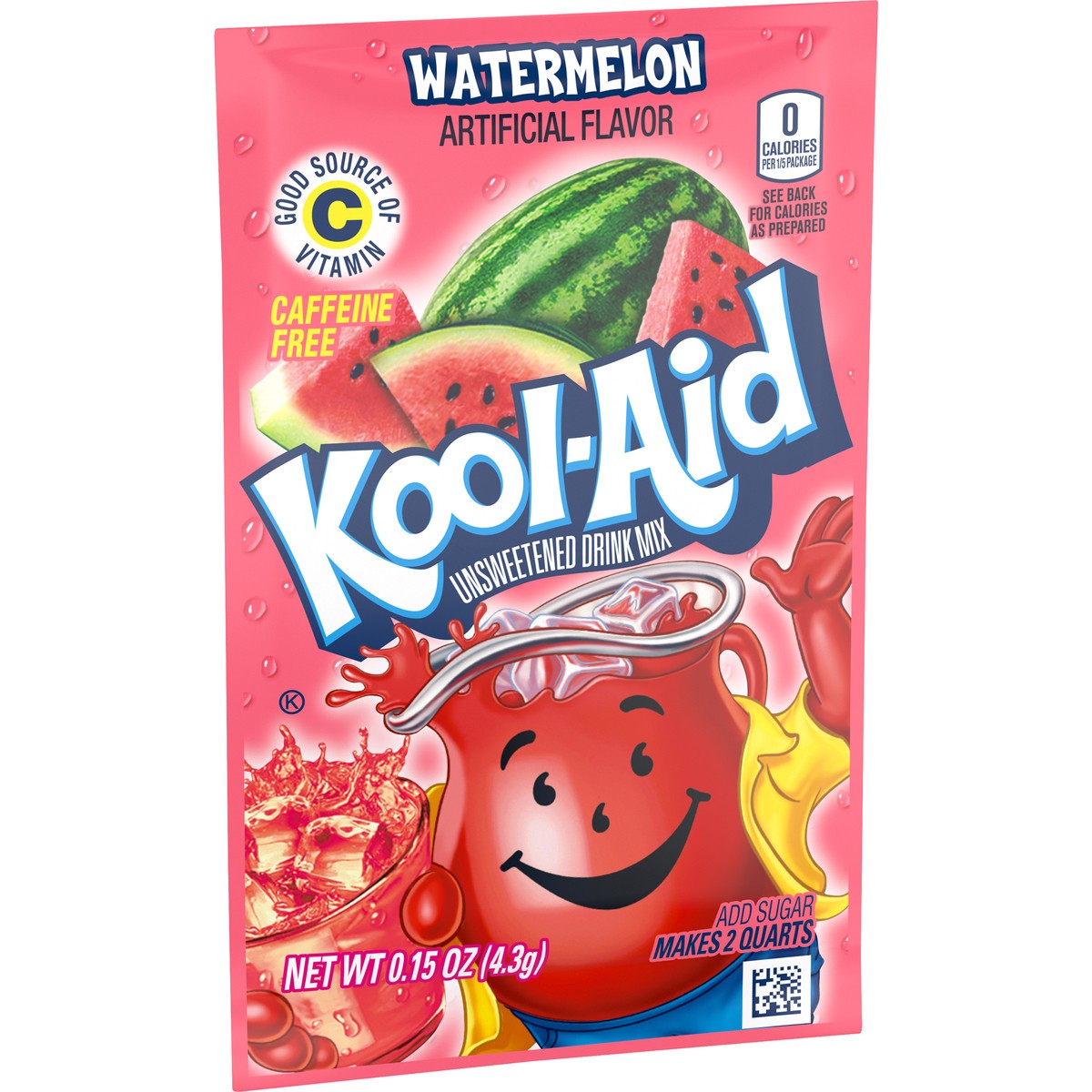 slide 3 of 9, Kool-Aid Unsweetened Watermelon Artificially Flavored Powdered Soft Drink Mix- 0.15 oz, 0.15 oz