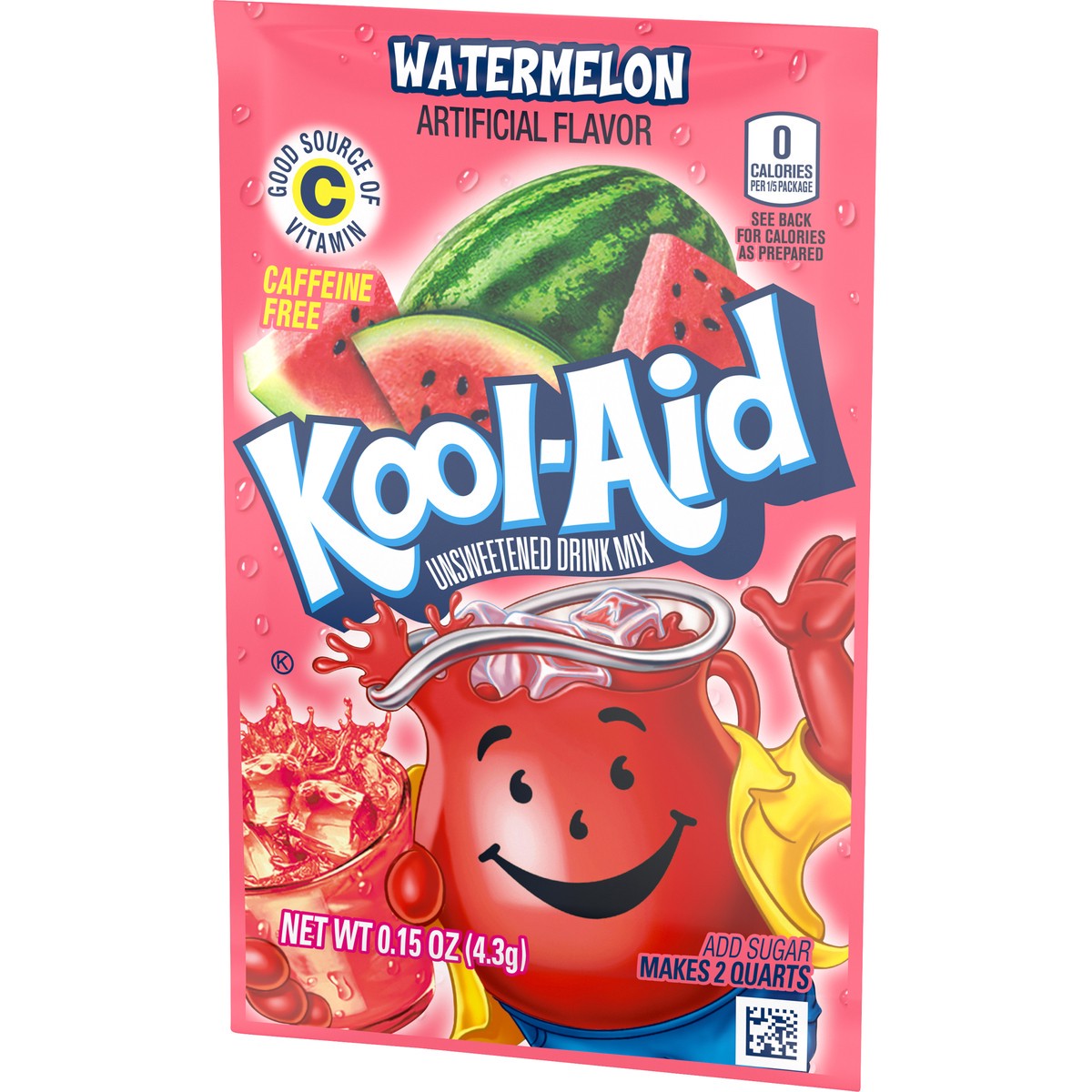 slide 4 of 9, Kool-Aid Unsweetened Watermelon Artificially Flavored Powdered Soft Drink Mix- 0.15 oz, 0.15 oz