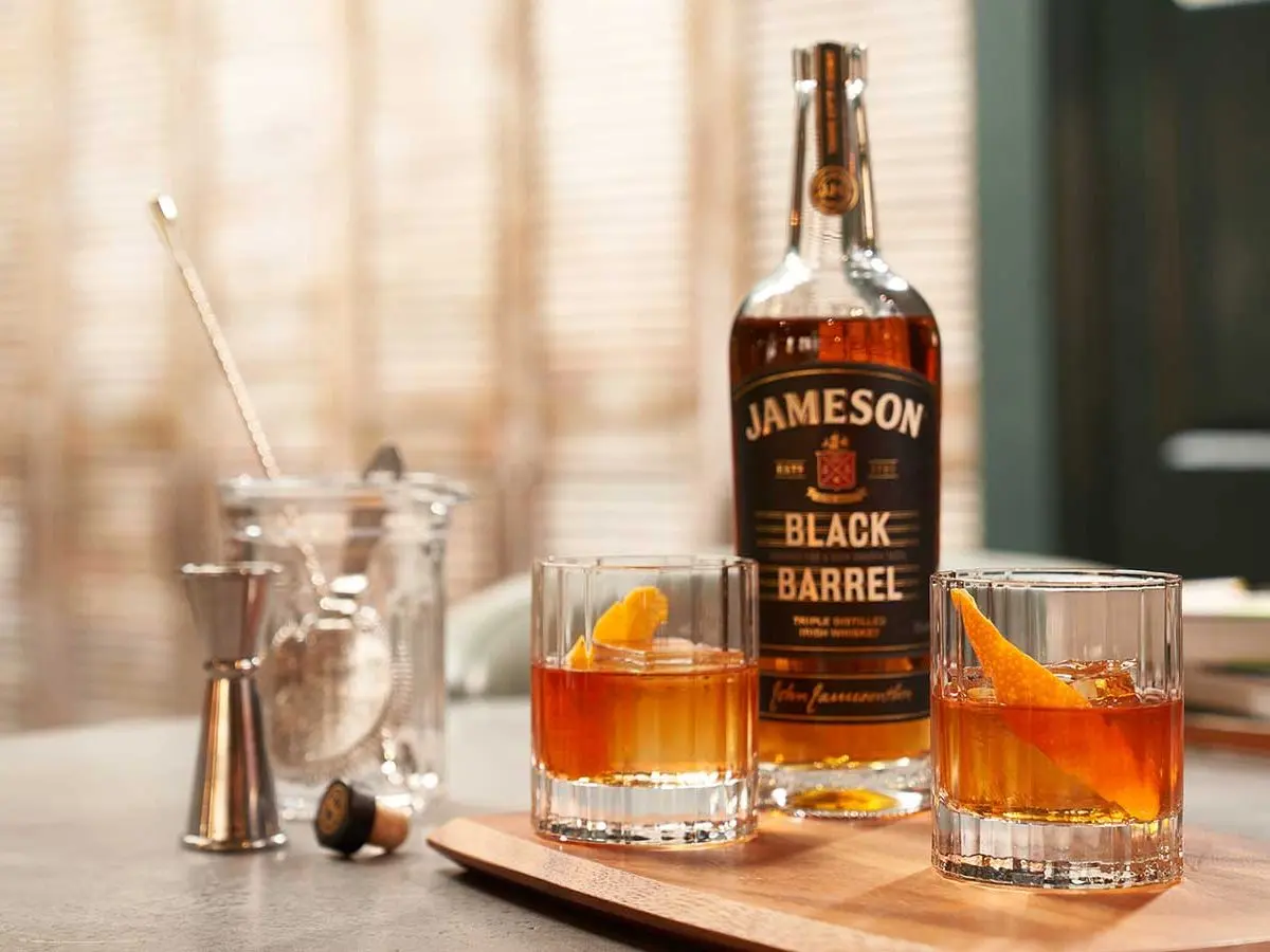 slide 2 of 10, Jameson Irish Whiskey Jameson Black Barrel Irish Whiskey, 1 L Bottle, 40% ABV, 1 liter