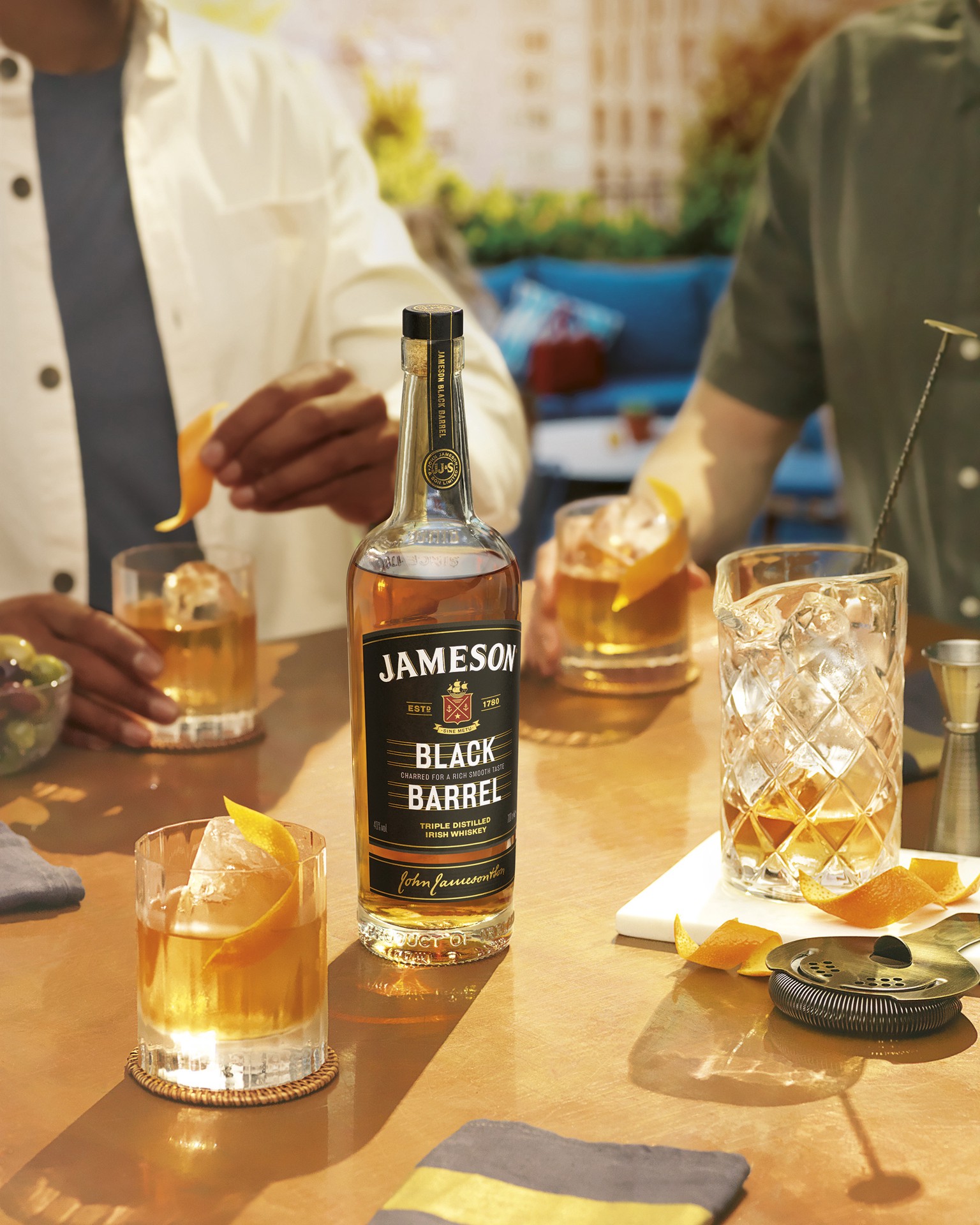 slide 5 of 10, Jameson Irish Whiskey Jameson Black Barrel Irish Whiskey, 1 L Bottle, 40% ABV, 1 liter