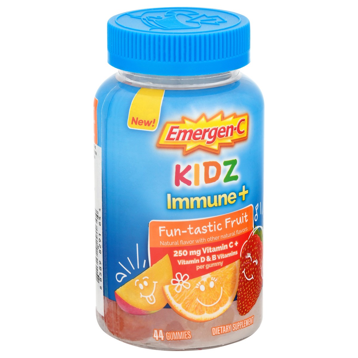 slide 4 of 9, Emergen-C Kidz Immune Support+ Fun-Tastic Fruit Gummies, 44 ct