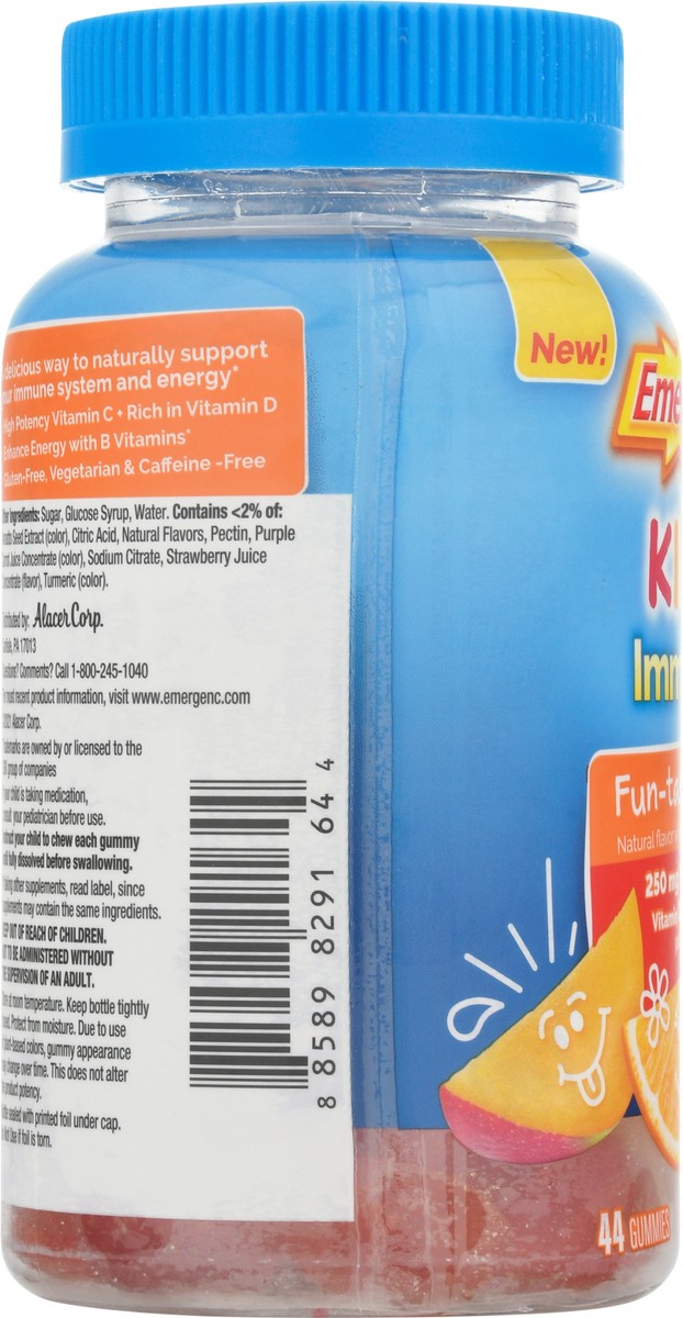 slide 6 of 9, Emergen-C Kidz Immune Support+ Fun-Tastic Fruit Gummies, 44 ct