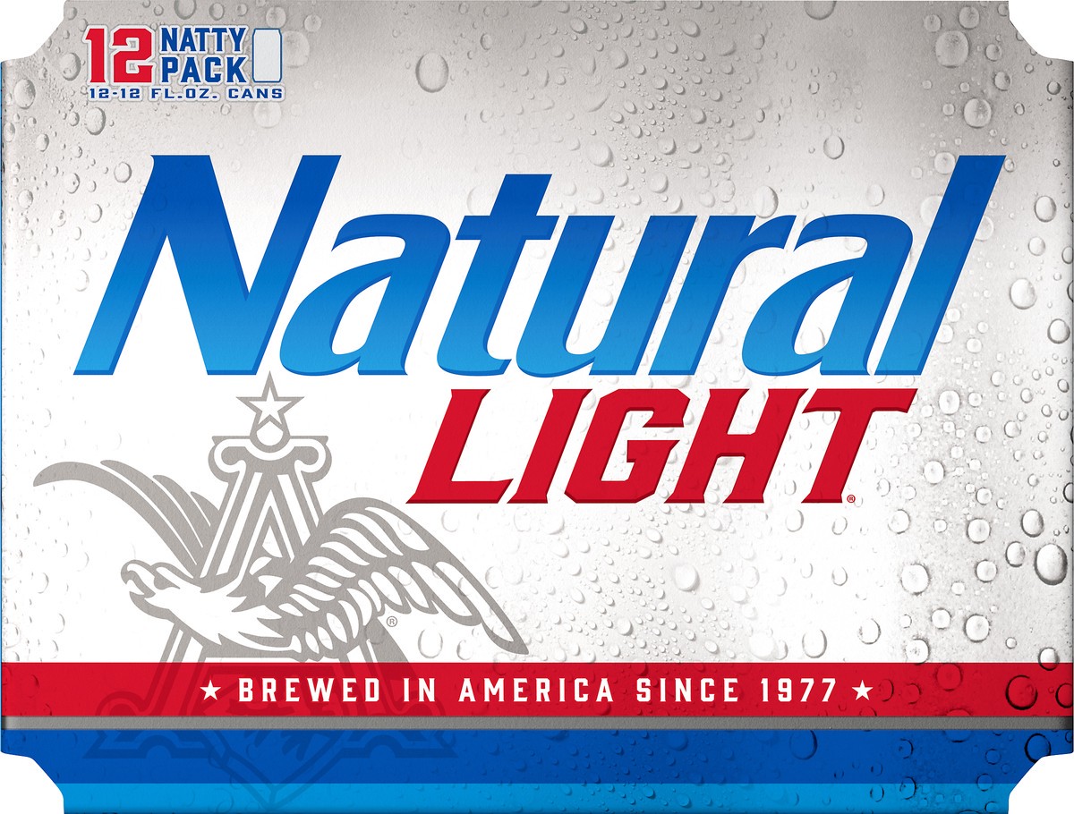 slide 1 of 5, Natural Light 12 Natty Pack Beer 12 ea, 12 ct; 12 fl oz