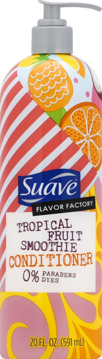 slide 5 of 6, Suave Flavor Factory Tropical Fruit Smoothie Conditioner, 20 oz