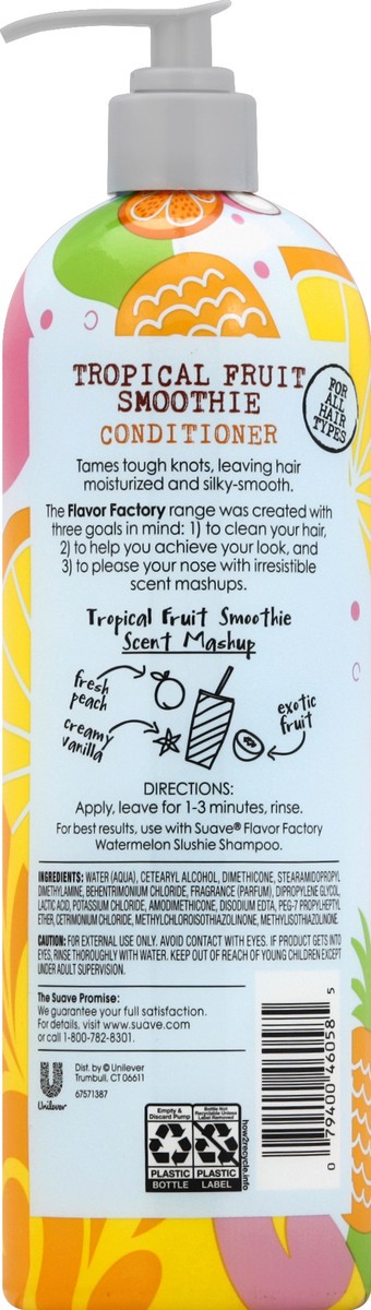 slide 6 of 6, Suave Flavor Factory Tropical Fruit Smoothie Conditioner, 20 oz