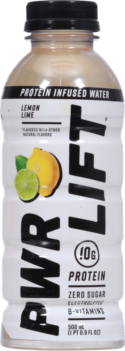 slide 3 of 9, Pwr Lift Protein Infused Water - Lemon Lime - 16.9 oz, 16.9 oz