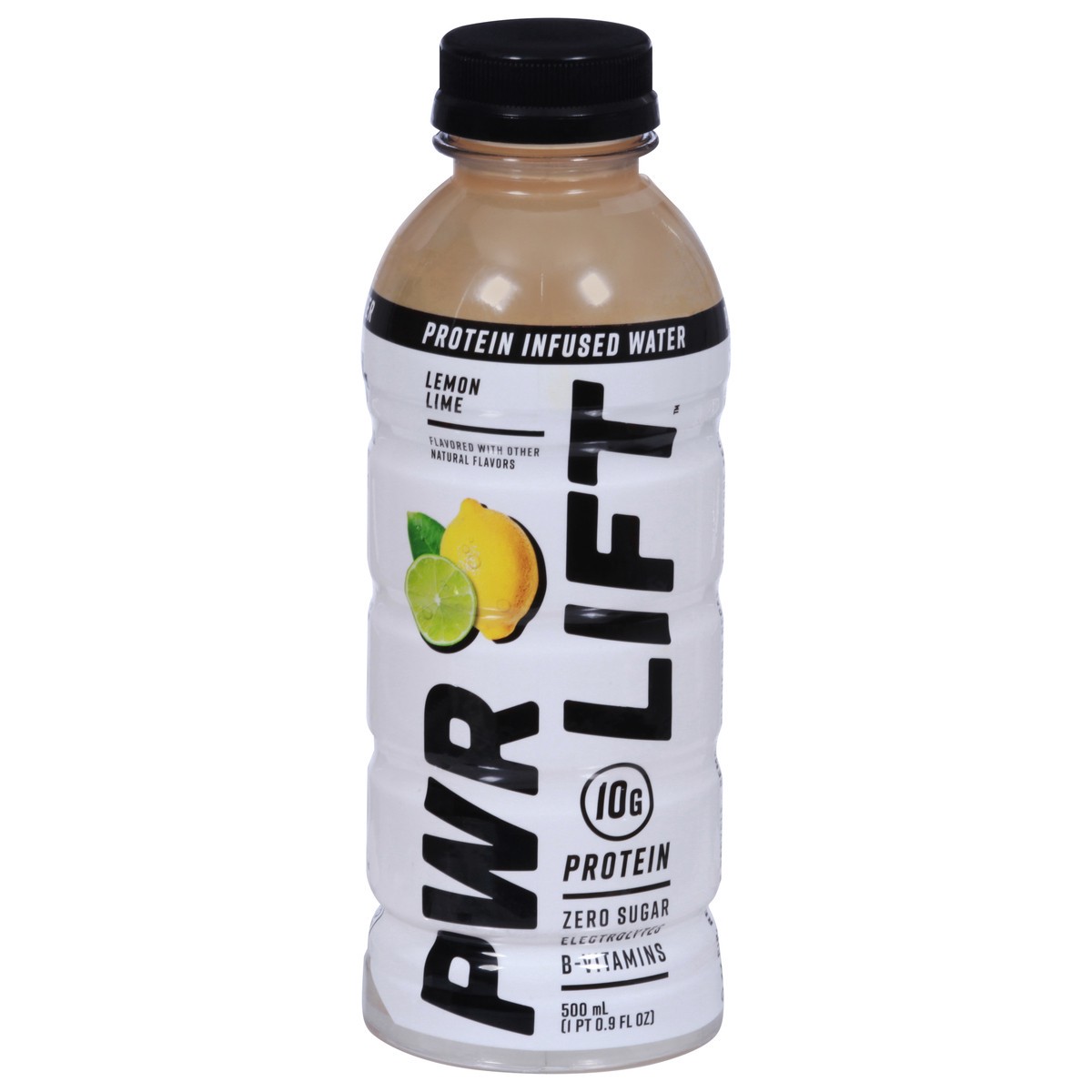 slide 1 of 9, Pwr Lift Protein Infused Water - Lemon Lime - 16.9 oz, 16.9 oz