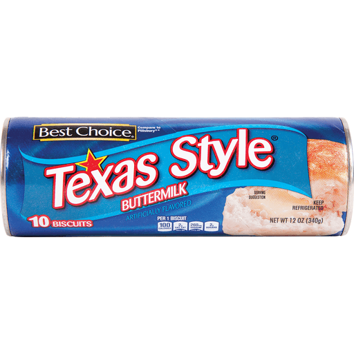 slide 1 of 1, Best Choice Texas Style Buttermilk Biscuits, 10 ct; 12 oz