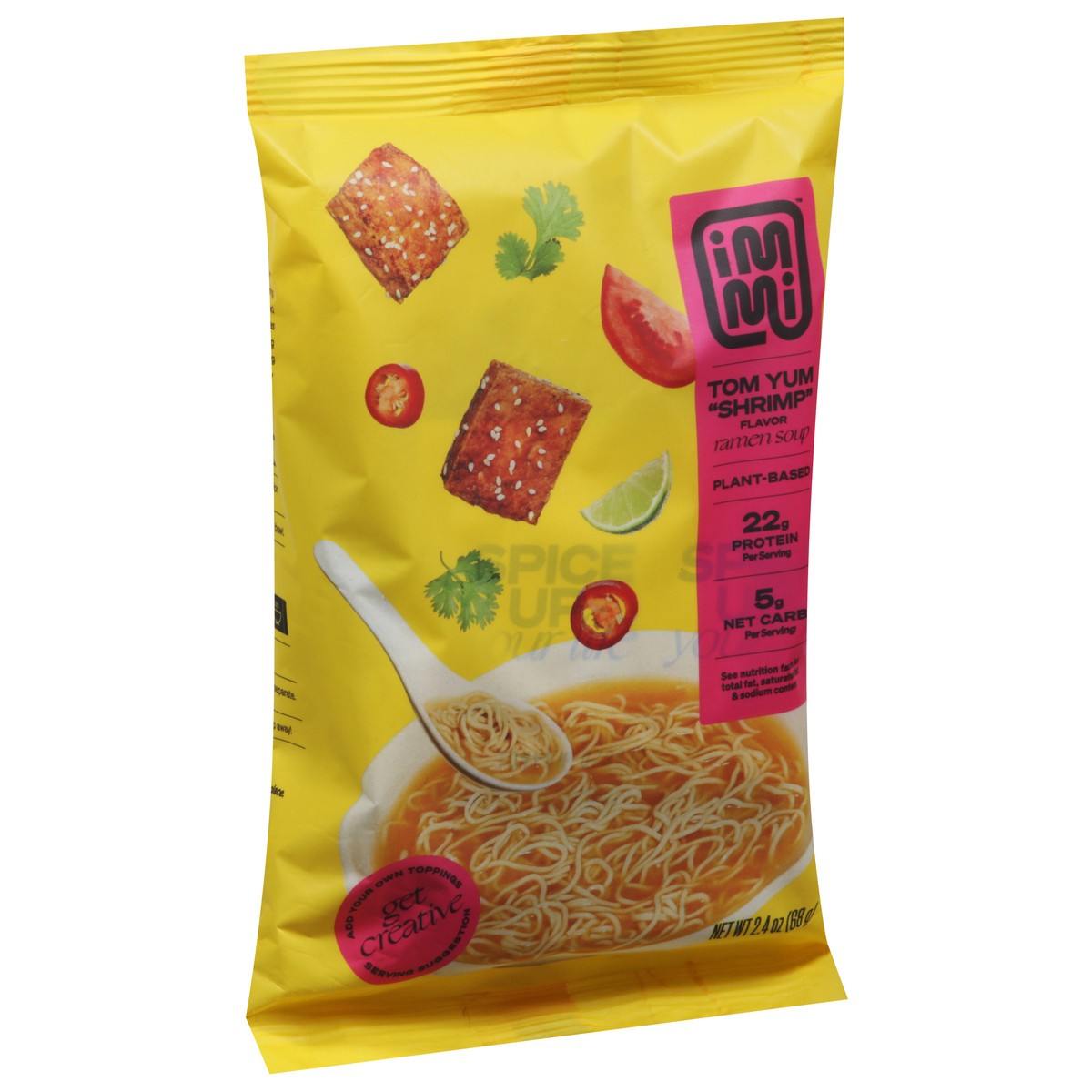 slide 6 of 9, immi Tom Yum "Shrimp" Ramen, 2.6 oz