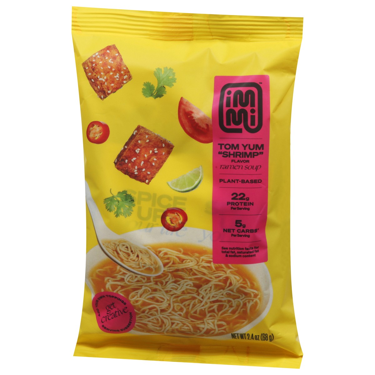 slide 9 of 9, immi Tom Yum "Shrimp" Ramen, 2.6 oz