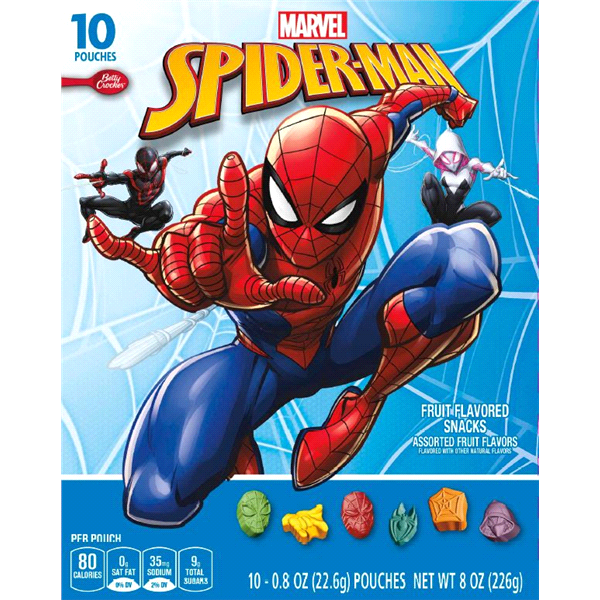 slide 1 of 1, Betty Crocker Marvel Spider-Man Fruit Snacks - 8oz/10ct, 10 ct; 8 oz