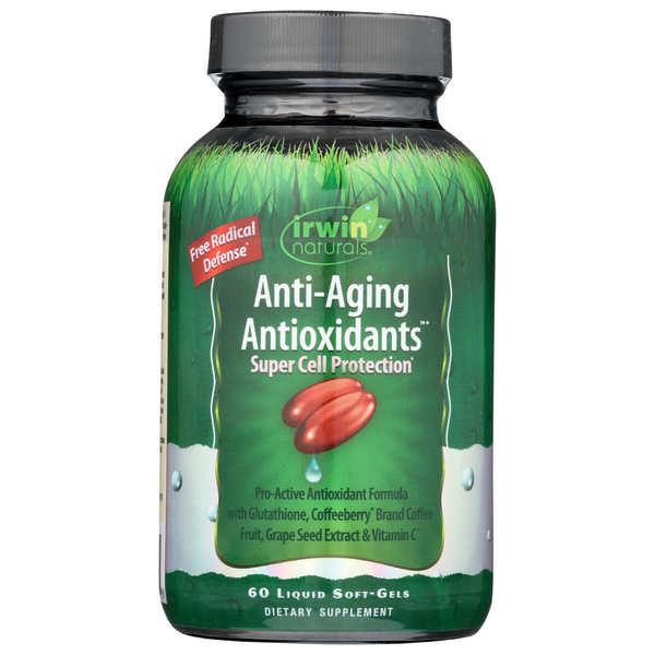 slide 1 of 1, Irwin Naturals Anti-Aging Antioxidants Dietary Supplement, 60 ct