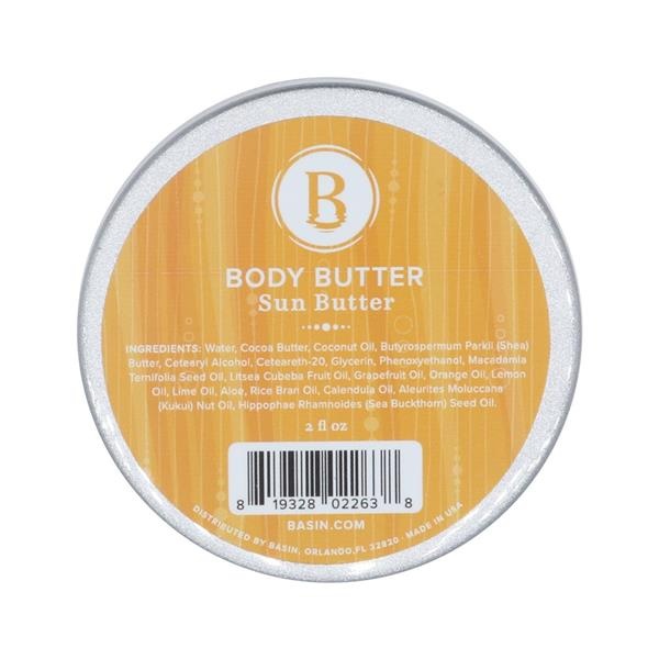 slide 1 of 1, Basin Sun Butter Body Butter, 2 fl oz