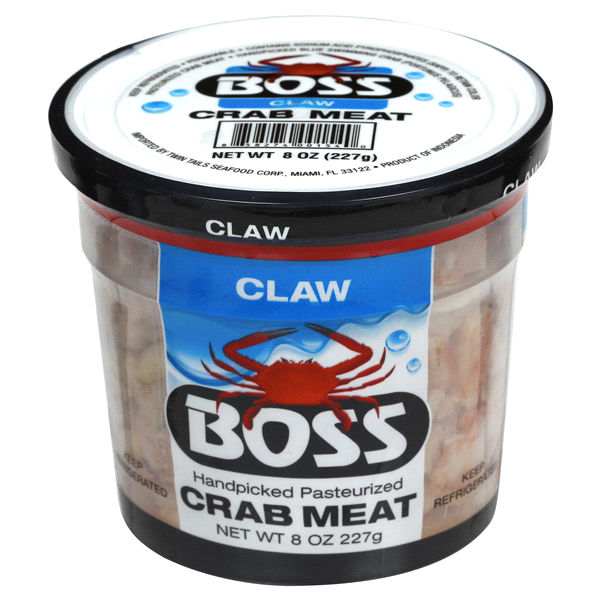 slide 1 of 1, Boss Claw Crabmeat, 8 oz