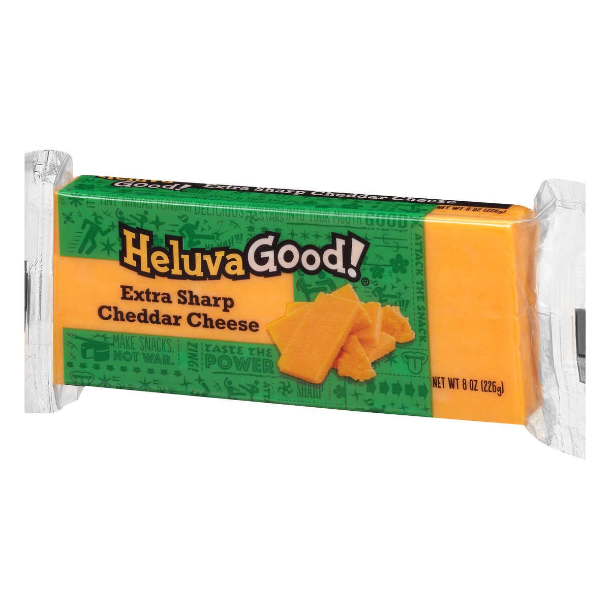 slide 9 of 9, Heluva Good!! Extra Sharp Cheddar Cheese 8 oz. Brick, 8 oz