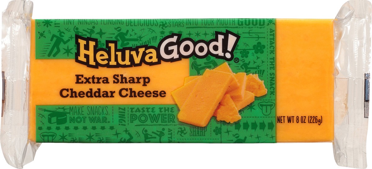 slide 8 of 9, Heluva Good!! Extra Sharp Cheddar Cheese 8 oz. Brick, 8 oz