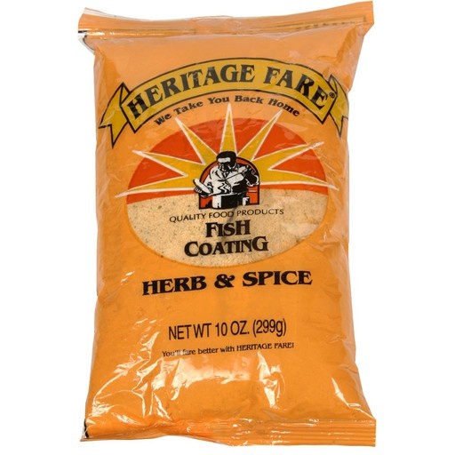 slide 1 of 1, Heritage Fare Fish Coating, Herb & Spice, 10 oz