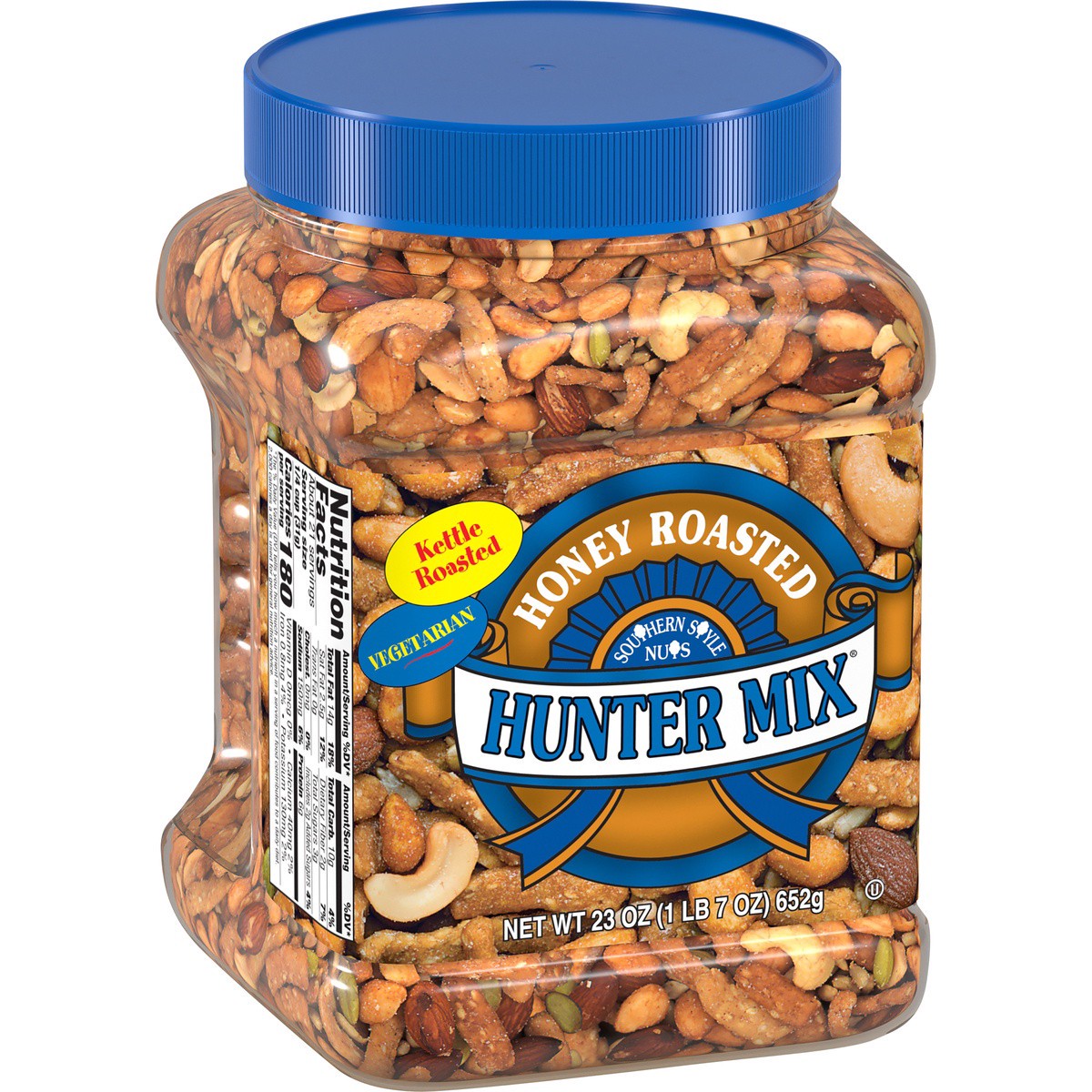 slide 3 of 9, Hunter Mix Southern Style Honey Roasted Nuts 23 oz, 23 oz