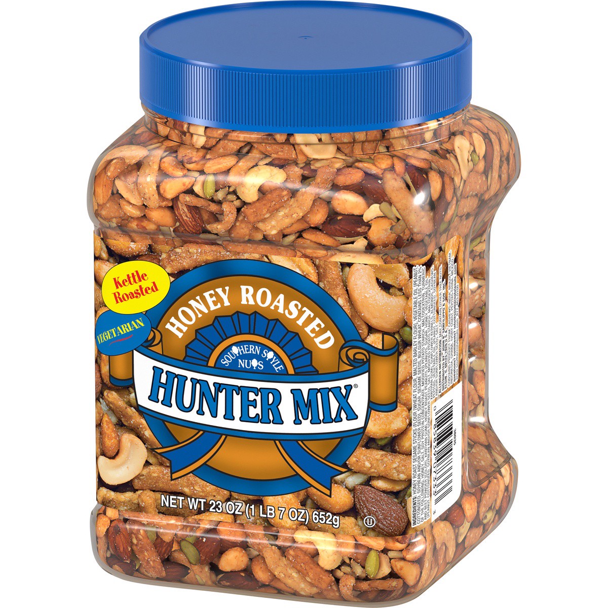 slide 8 of 9, Hunter Mix Southern Style Honey Roasted Nuts 23 oz, 23 oz