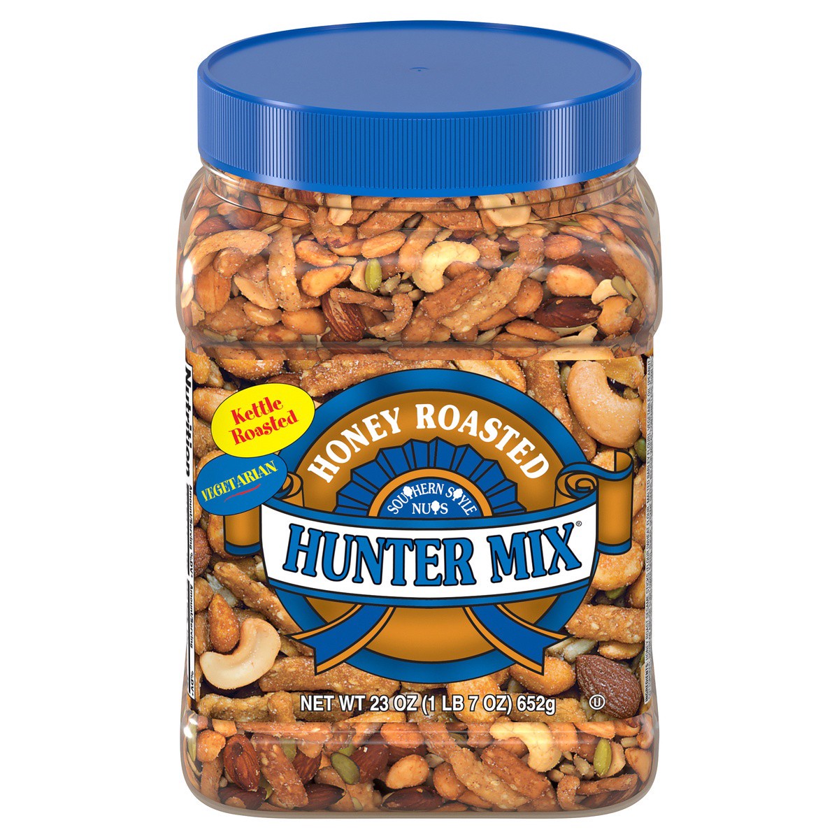 slide 1 of 9, Hunter Mix Southern Style Honey Roasted Nuts 23 oz, 23 oz