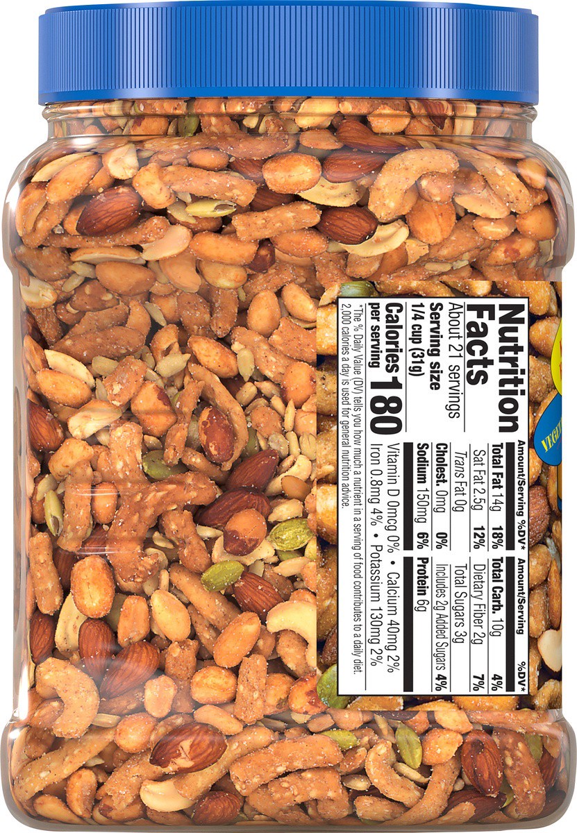 slide 7 of 9, Hunter Mix Southern Style Honey Roasted Nuts 23 oz, 23 oz