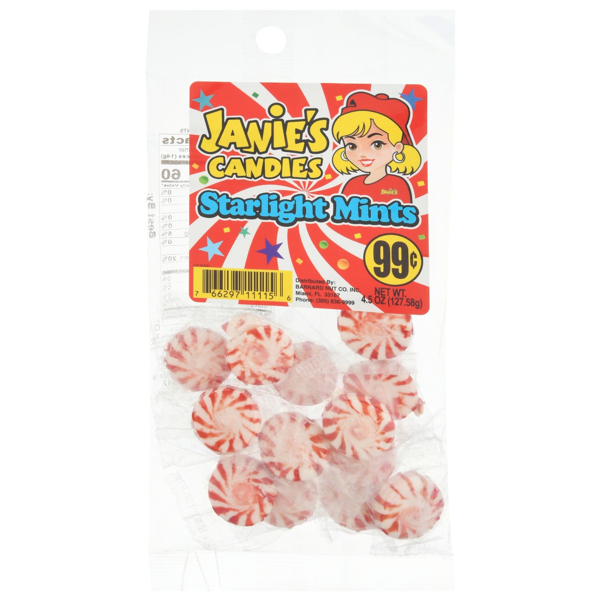 slide 4 of 4, Janie's Candies Starlight Mints 4.5 oz, 1 ct