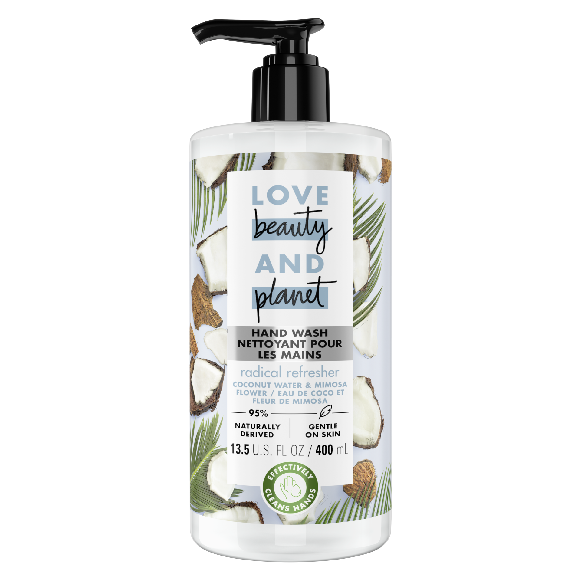 slide 3 of 4, Love Beauty and Planet Coconut Water & Mimosa Flower, for refreshed hands Hand Wash, 13.5 oz