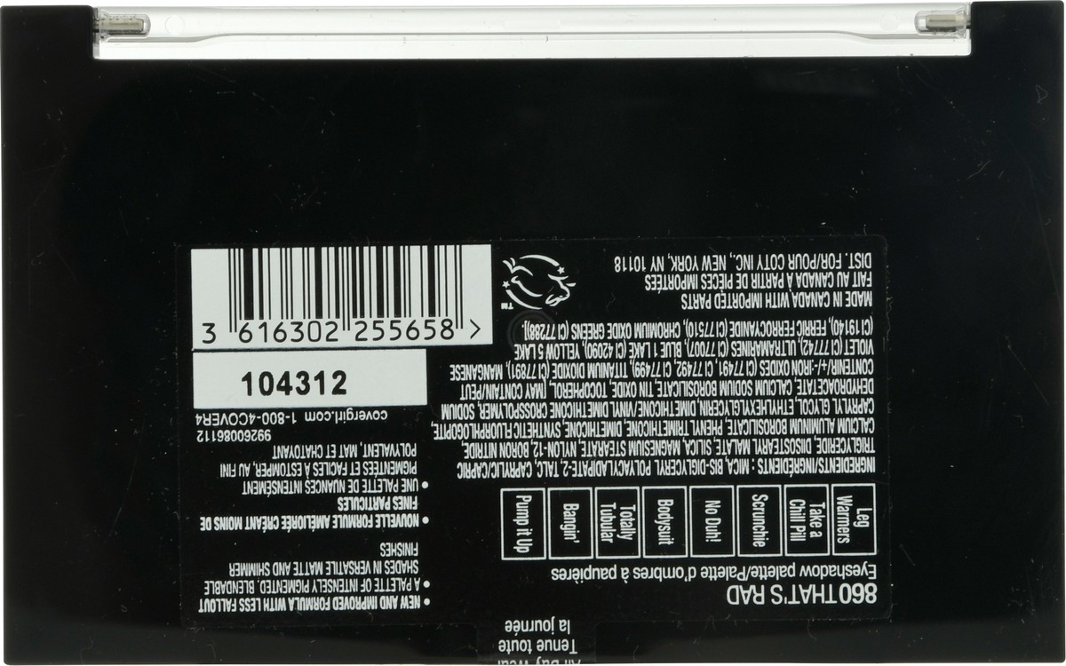 slide 8 of 11, Covergirl That's Rad 860 Eye Shadow Palette 6.5 gr, 6.5 g