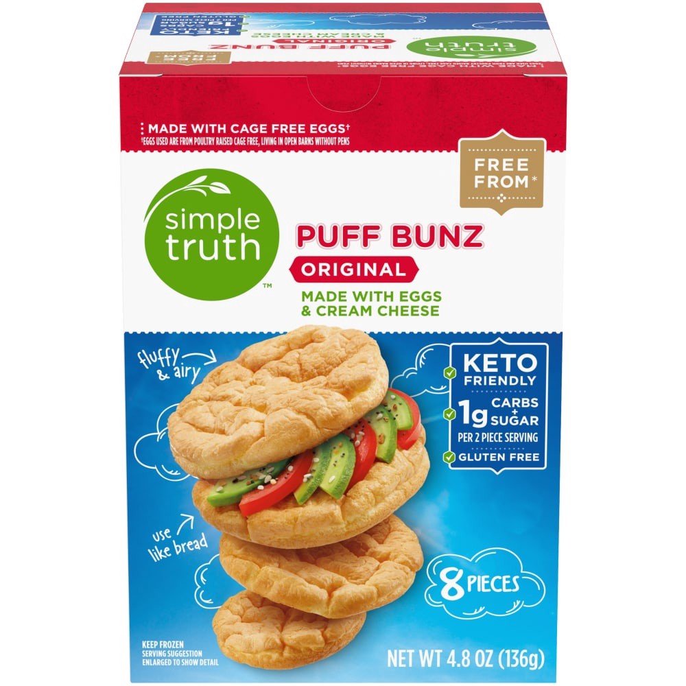 slide 2 of 3, Simple Truth Original Puff Bunz, 8 ct; 4.8 oz