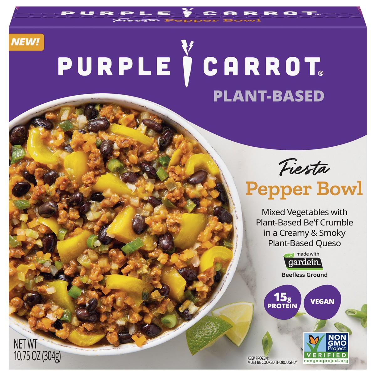 slide 1 of 5, Purple Carrot Plant-Based Fiesta Pepper Bowl 10.75 oz, 10.75 oz